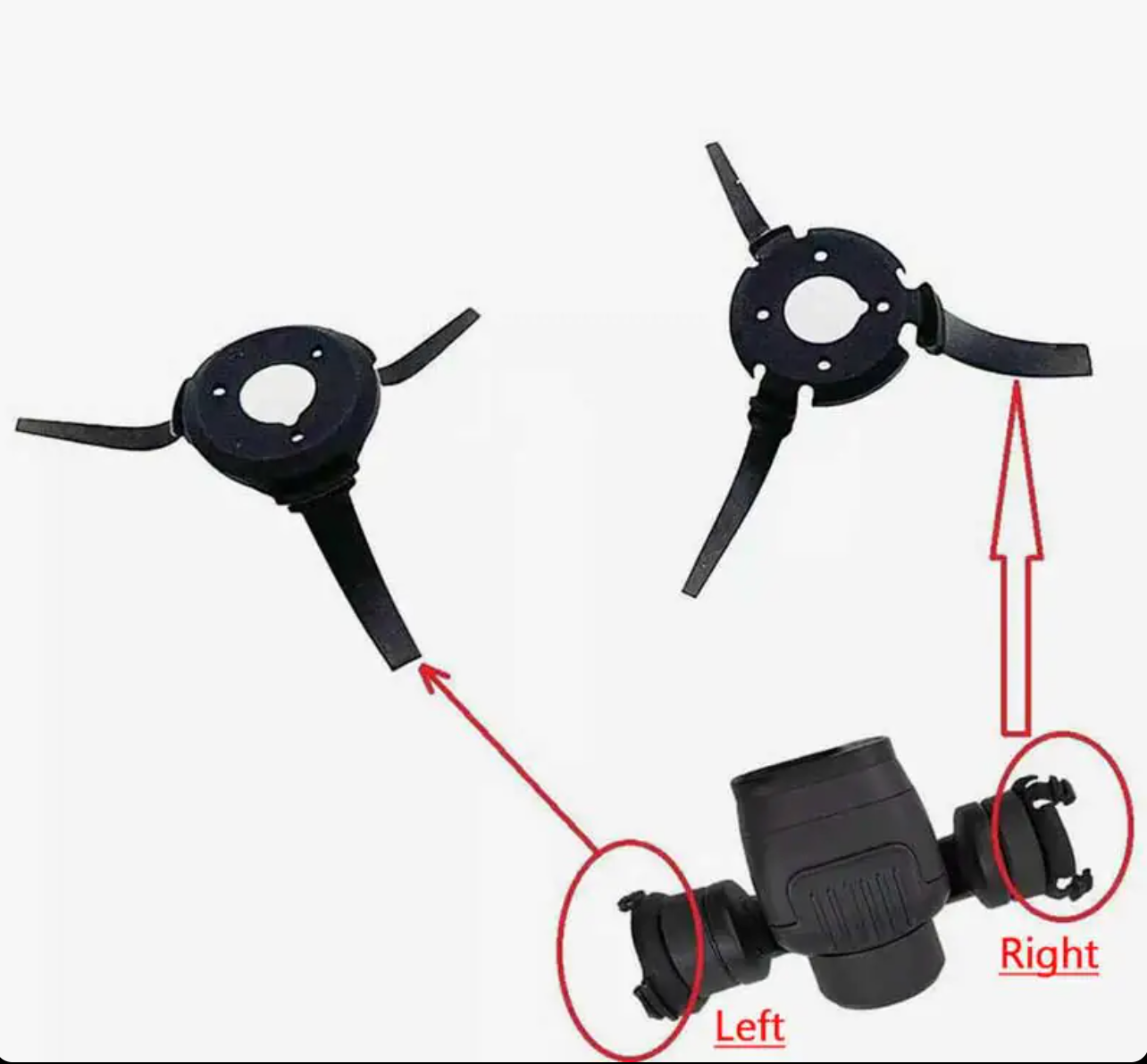 Gimbal Shock Absorption Dampers for Mini 3 Pro/Mini 3/Mini 4 pro(Black)