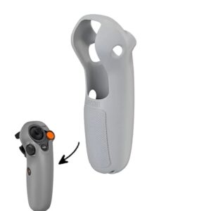 Silicone Cover Case for DJI Avata 2/ Neo Motion Remote Controller 3 Scratch Protection Assessories (Grey/Black)