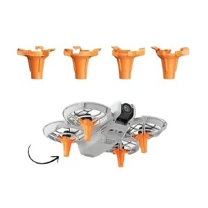 Height Extender Compatible with DJI Neo – 10mm Landing Gear Leg Extensions, Stable and Durable Protection for Smooth Takeoffs and Landings Accessories (Neon Orange)