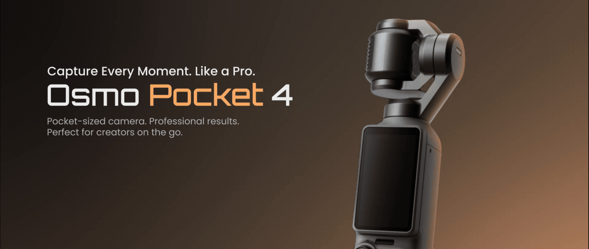 osmo Pocket 4 main Banner 2