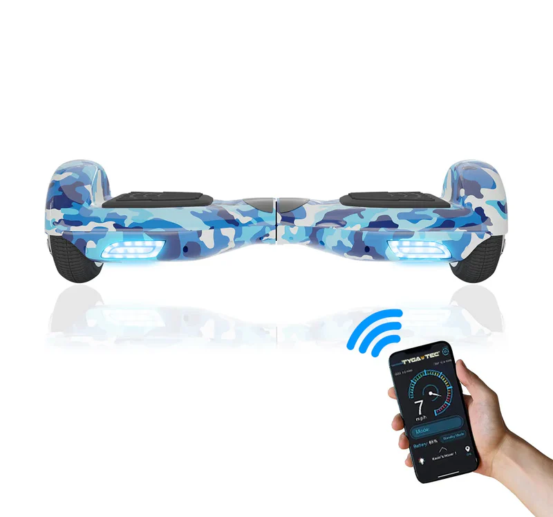 TYGATEC T2 + Auto Balancing Hoverboard App Connectivity - Military Blue - Image 2