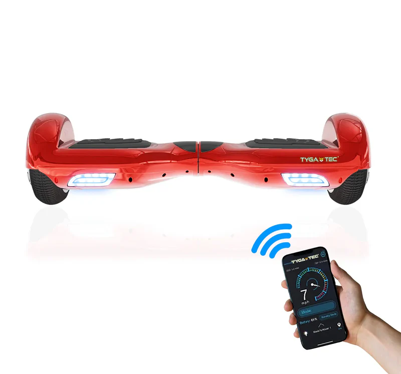 TYGATEC T2 + Auto Balancing Hoverboard App Connectivity - Red - Image 2