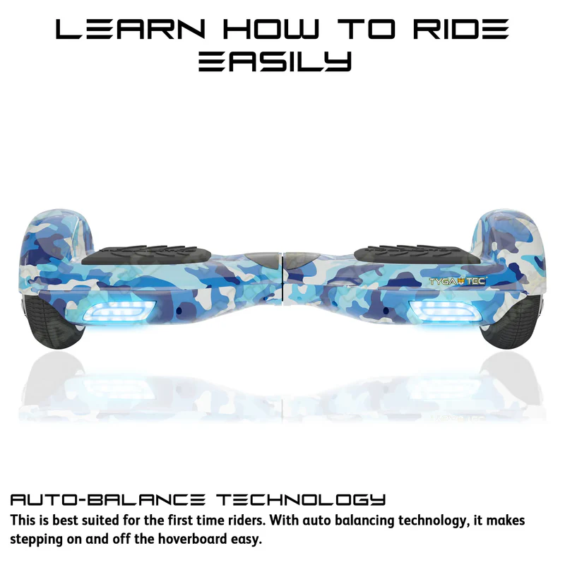 TYGATEC T2 + Auto Balancing Hoverboard App Connectivity - Military Blue - Image 4