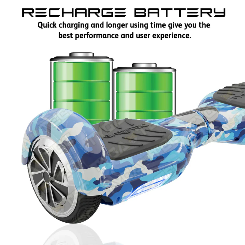 TYGATEC T2 + Auto Balancing Hoverboard App Connectivity - Military Blue - Image 6
