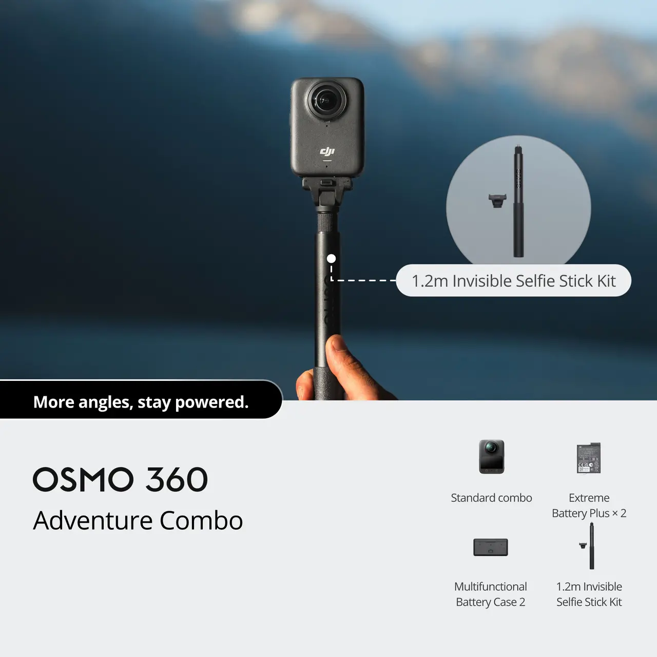 DJI Osmo 360 Action Camera Adventure Combo - Image 2