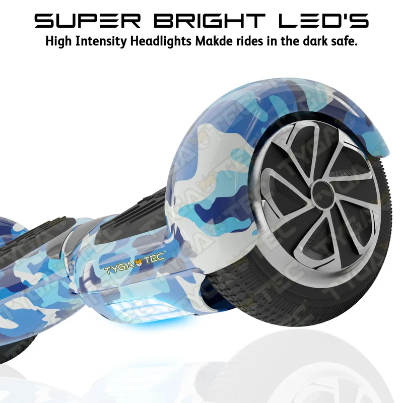 TYGATEC T2 + Auto Balancing Hoverboard App Connectivity - Military Blue - Image 7