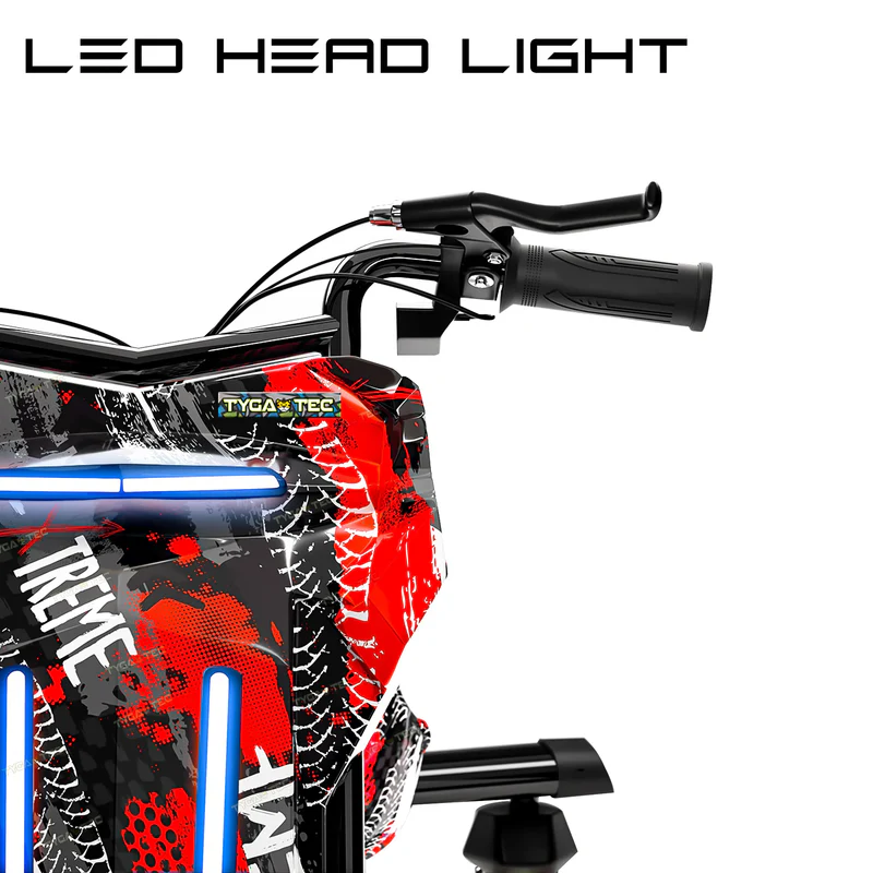 TYGATEC T9 3 Wheel Electric 360 Drift Scooter For Kids And Adult With LED Light And Bluetooth (Extreme Red color) - Image 5