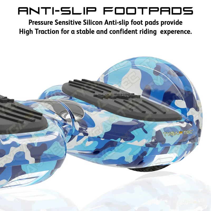 TYGATEC T2 + Auto Balancing Hoverboard App Connectivity - Military Blue - Image 8