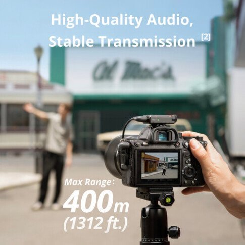 DJI Mic Mini (1 TX + 1 RX) Compact Wireless Microphone, Ultralight, Noise Cancelling, for Camera / iPhone / Android - Image 4