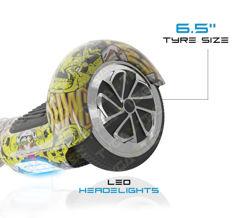 Tygatec T1 ECO - Self Balancing Electric Hoverboard (Edhardy Color) - Image 3