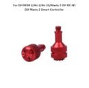Thumb Joy Sticks compatible with Dji Mini 2/ Mavic Air 2/ Air 2S/ Mavic 3 remote controller and Smart Controller Joystick 1 Pair (Metallic Red)