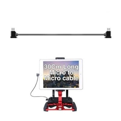Data Cable Micro to Micro for Remote Control Cable(Black, 30Cm, Micro to Micro)