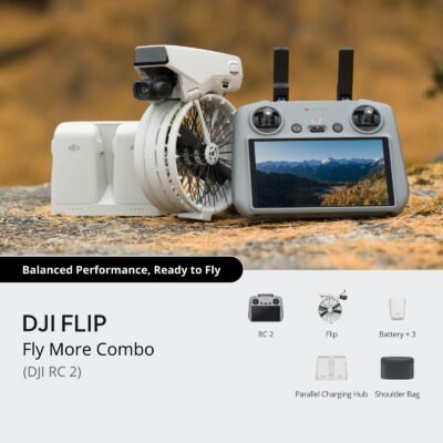 DJI Flip Fly More Combo (DJI RC 2) Drone Camera