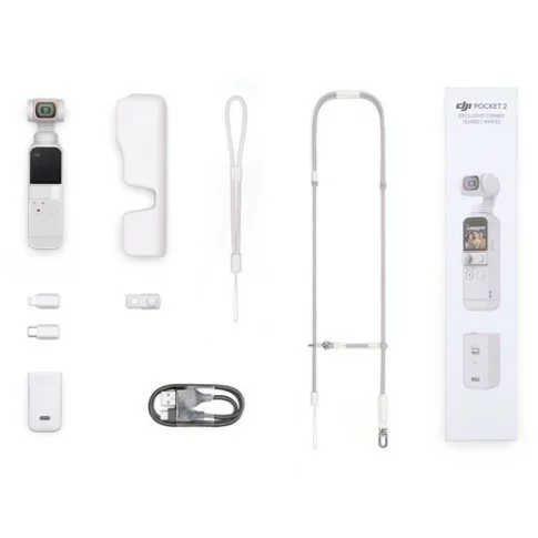 DJI Pocket 2 Gimbal Exclusive Combo (Sunset White) – 2022 New Edition - Image 2
