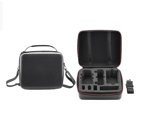 Carrying Case Bag for DJI Mavic Mini/Mini SE Protective PU Leather Soft Case (Combo Bag)