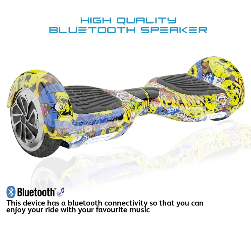 Tygatec T1 ECO - Self Balancing Electric Hoverboard (Edhardy Color) - Image 5