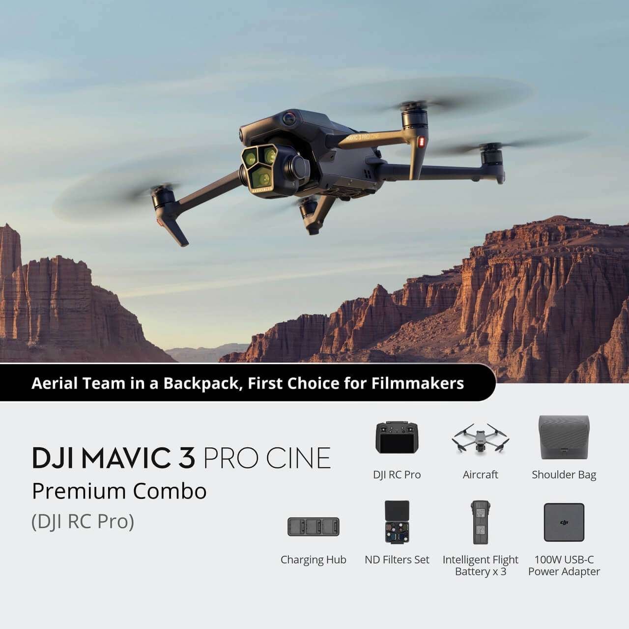 DJI Mavic 3 Pro Cine Premium Combo Drone Camera