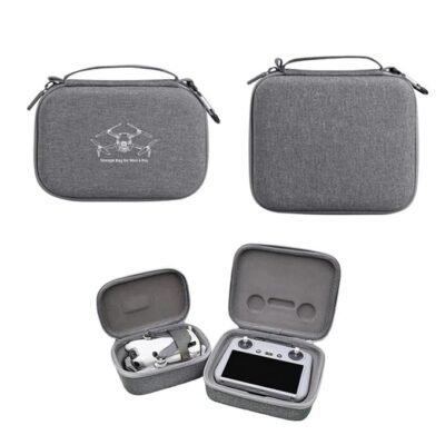 Carrying case Bag for DJI Mini 4 Pro Drone & Rc2 Remote Protective Compact Ca Best Air Travel Accessories (Combo Bags)
