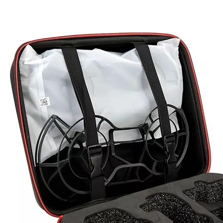 Carrying Case Bag for DJI Mavic Mini/Mini SE Protective PU Leather Soft Case (Combo Bag) - Image 6