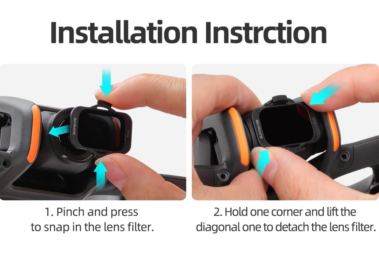 Nd Filters 6 in 1 Set Compatible with DJI Avata 2 German Optical Glass MCUV/ND8/16/32/64/128 Lens Filter (6 in 1 Set) - Image 8