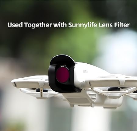 Lens Sun Hood for DJI Neo Gimbal Camera Crash Protector & Sun Shade Protection Accessories (Black) - Image 2