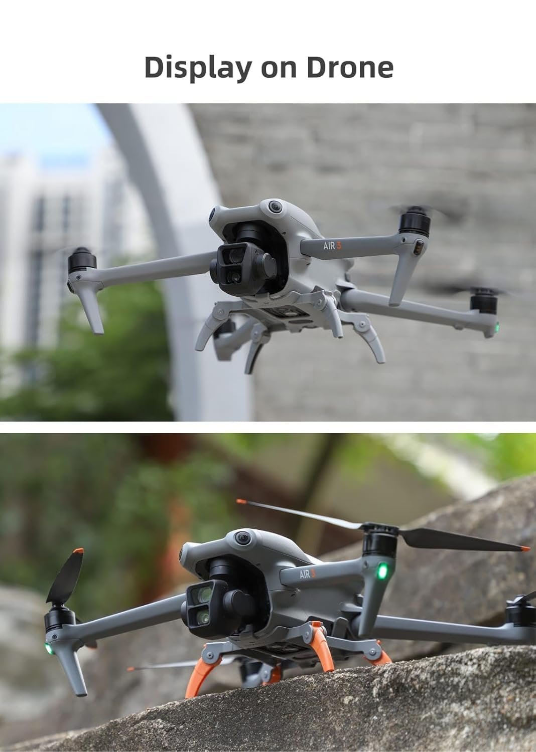 Spider landing gear for Dji Mavic Air 3/ 3S Height extension legs Accessories (Grey) - Image 7