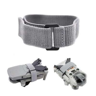 Universal Props Holder Belt Compatible with Dji Mini 2, 3, 4 Pro/Mavic 2 Pro, Air 2s, Air 3, 3 pro & Classic Propeller Protector Vel-cro Holder Strap Accessories