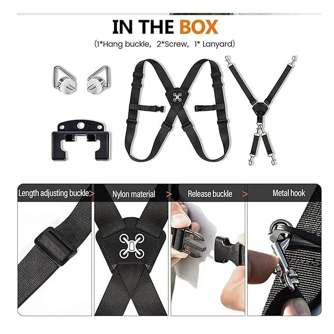 Neck Strap For Smart Remote Controller & N1Rc Normal Controller Lanyard Accessories|Black - Image 4