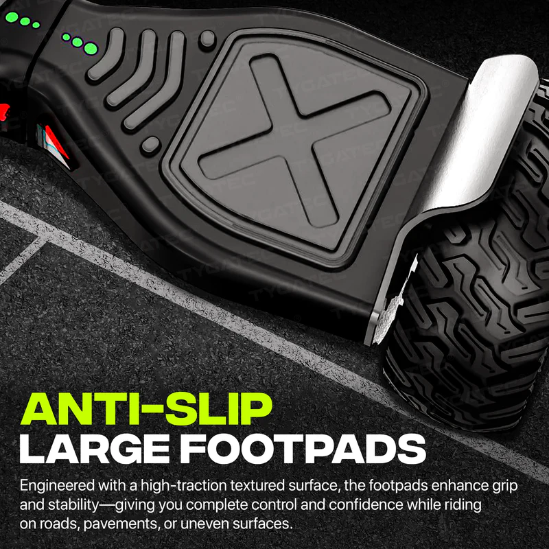 TYGATEC T6 Off-Road SUV Hoverboard (White Multi Color) - Image 7