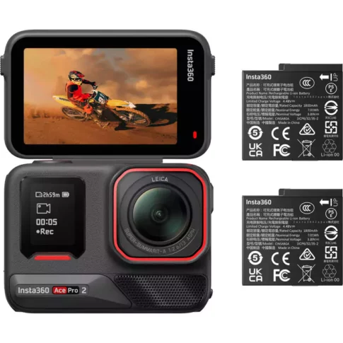 Insta360 Ace Pro 2 Action Camera Battery Bundle - Image 2