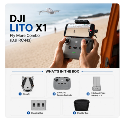 DJI Lito X1 Fly More Combo (DJI RC- N3)