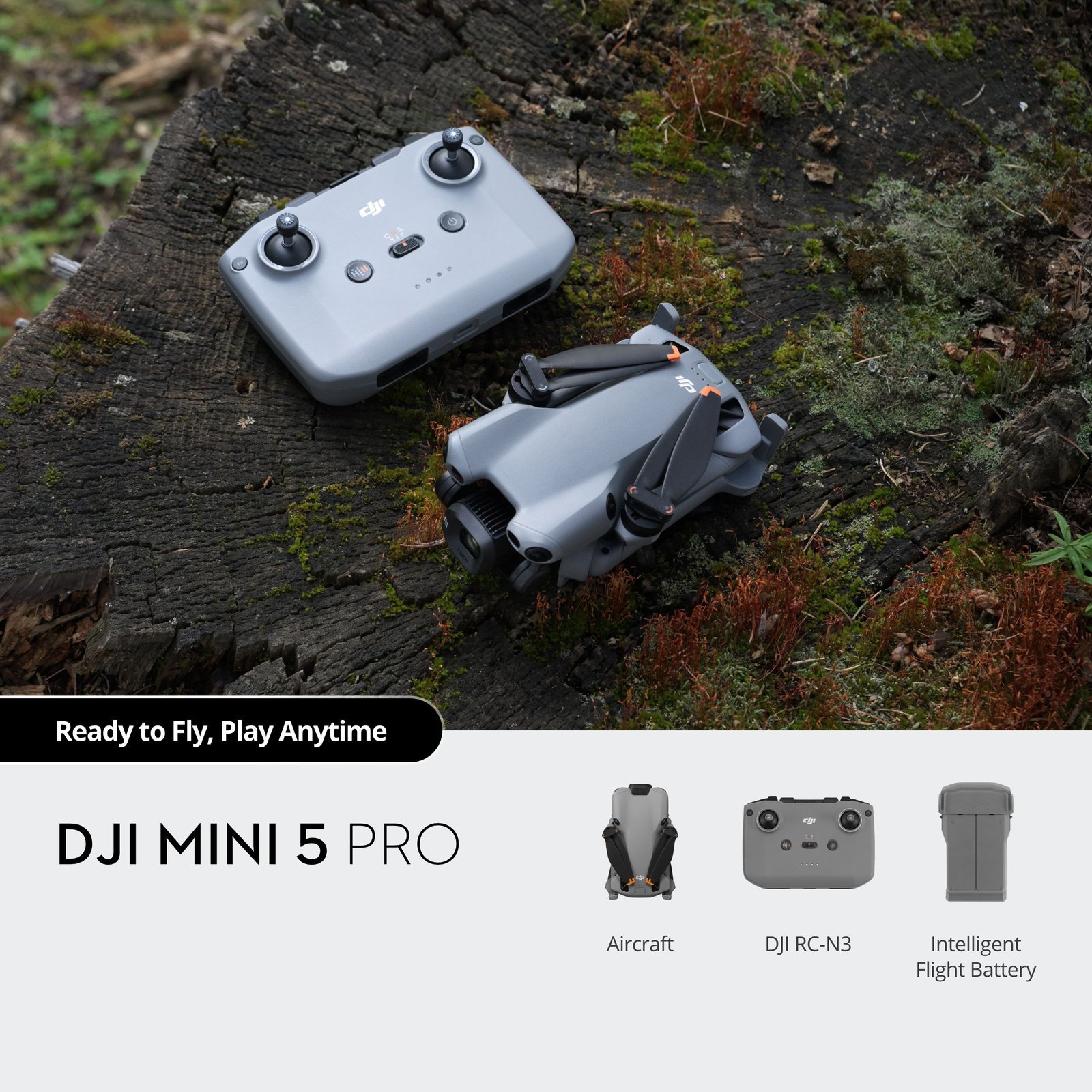 DJI Mini 5 Pro Drone Camera With RC-N3 Controller