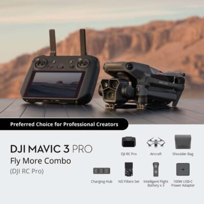 DJI Mavic 3 Pro Fly More Combo (DJI RC Pro) Drone Camera