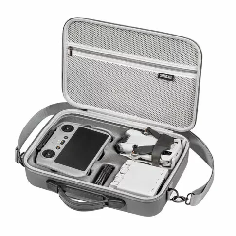 Shoulder Bag, Carry Case for DJI Mini 4 pro and Mini 3 Pro (Store Batteries, DJI RC 2 and Cables) - Image 4